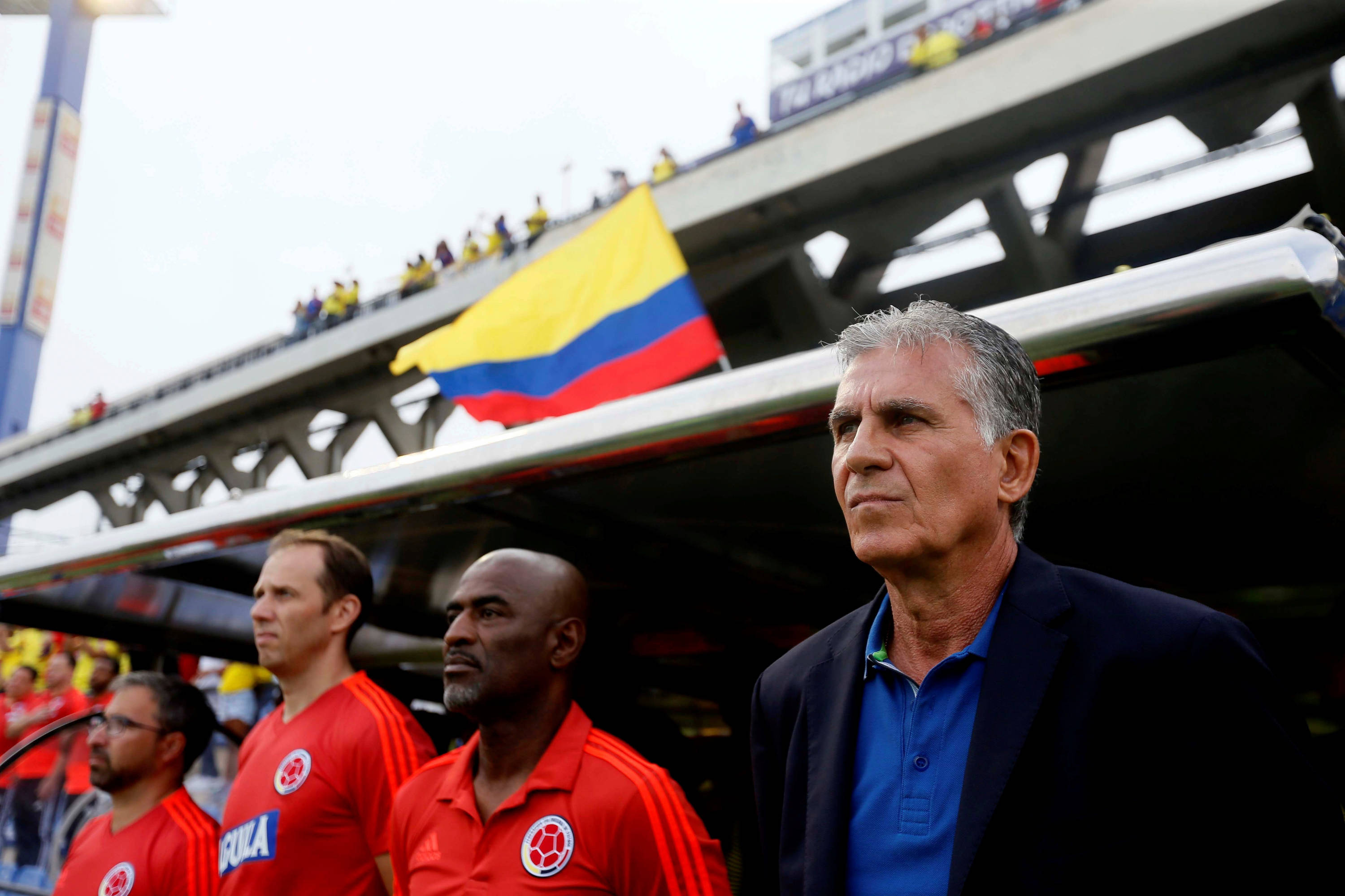 Carlos Queiroz, DT de Colombia.