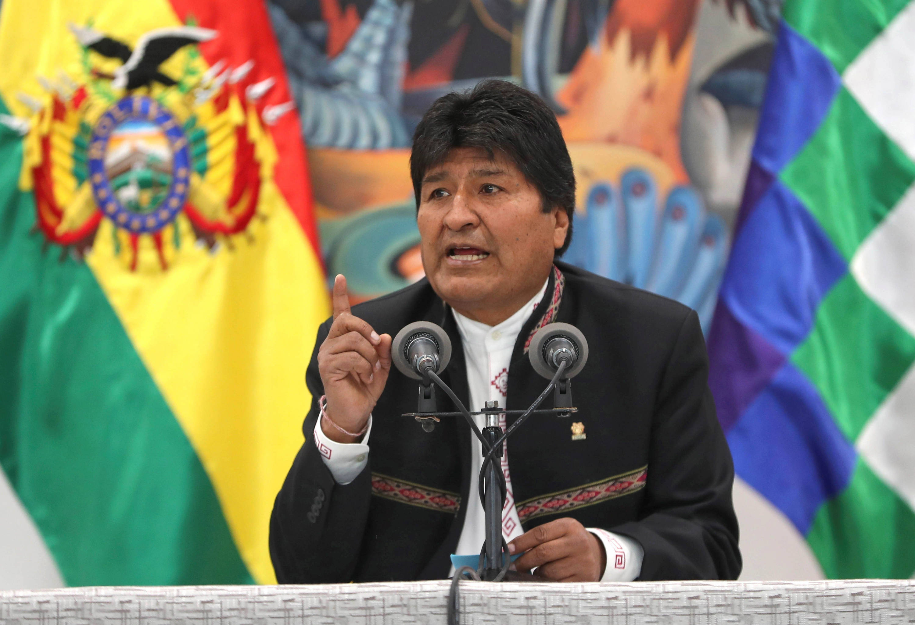 Evo Morales, presidente de Bolivia.