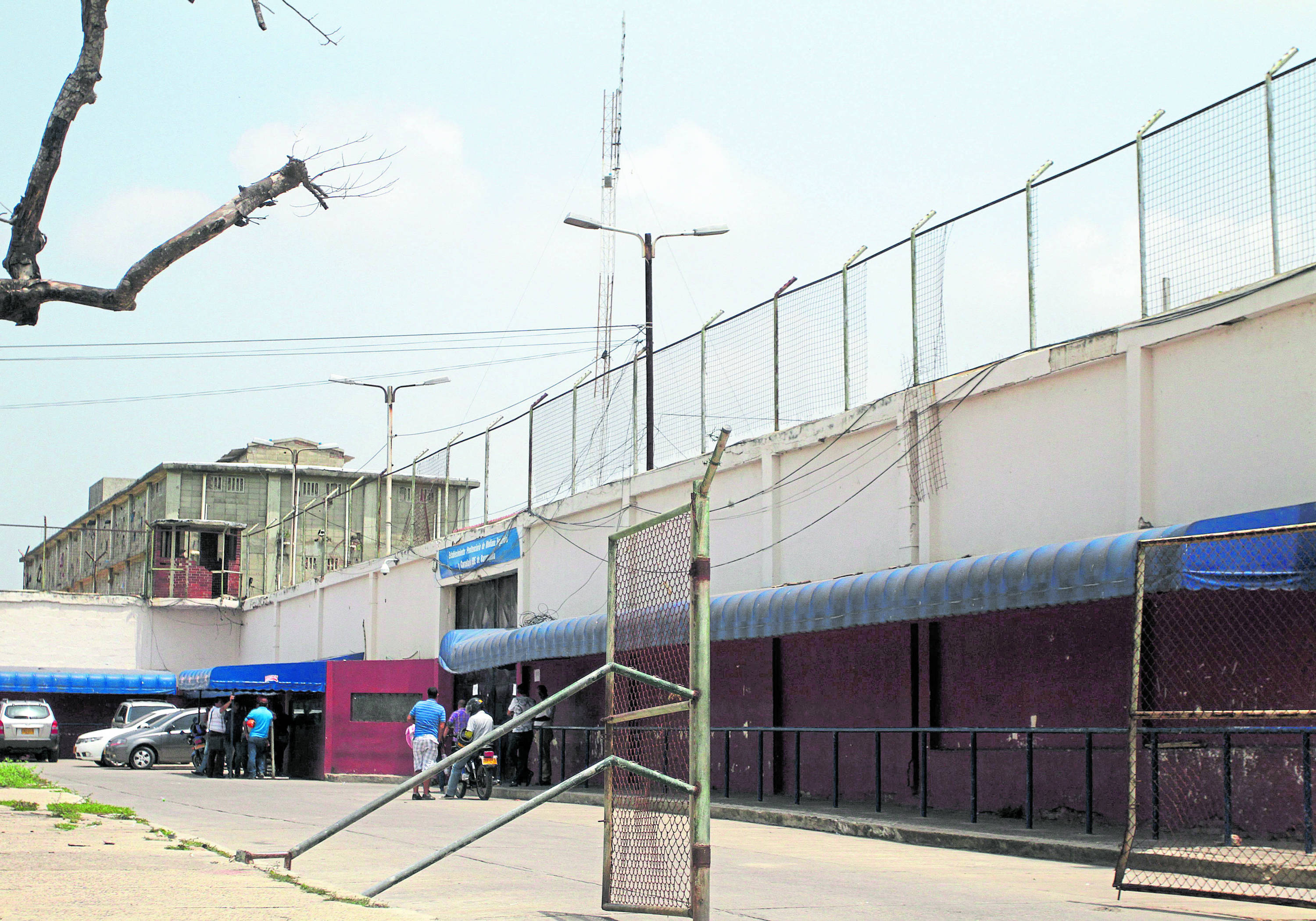 Fachada de la Penitenciaría El Bosque de Barranquilla.