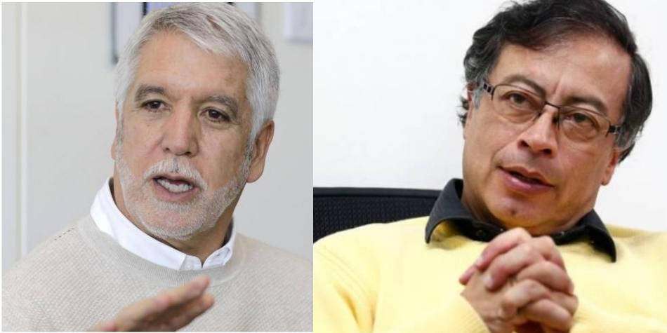 Enrique Peñalosa y Gustavo Petro.