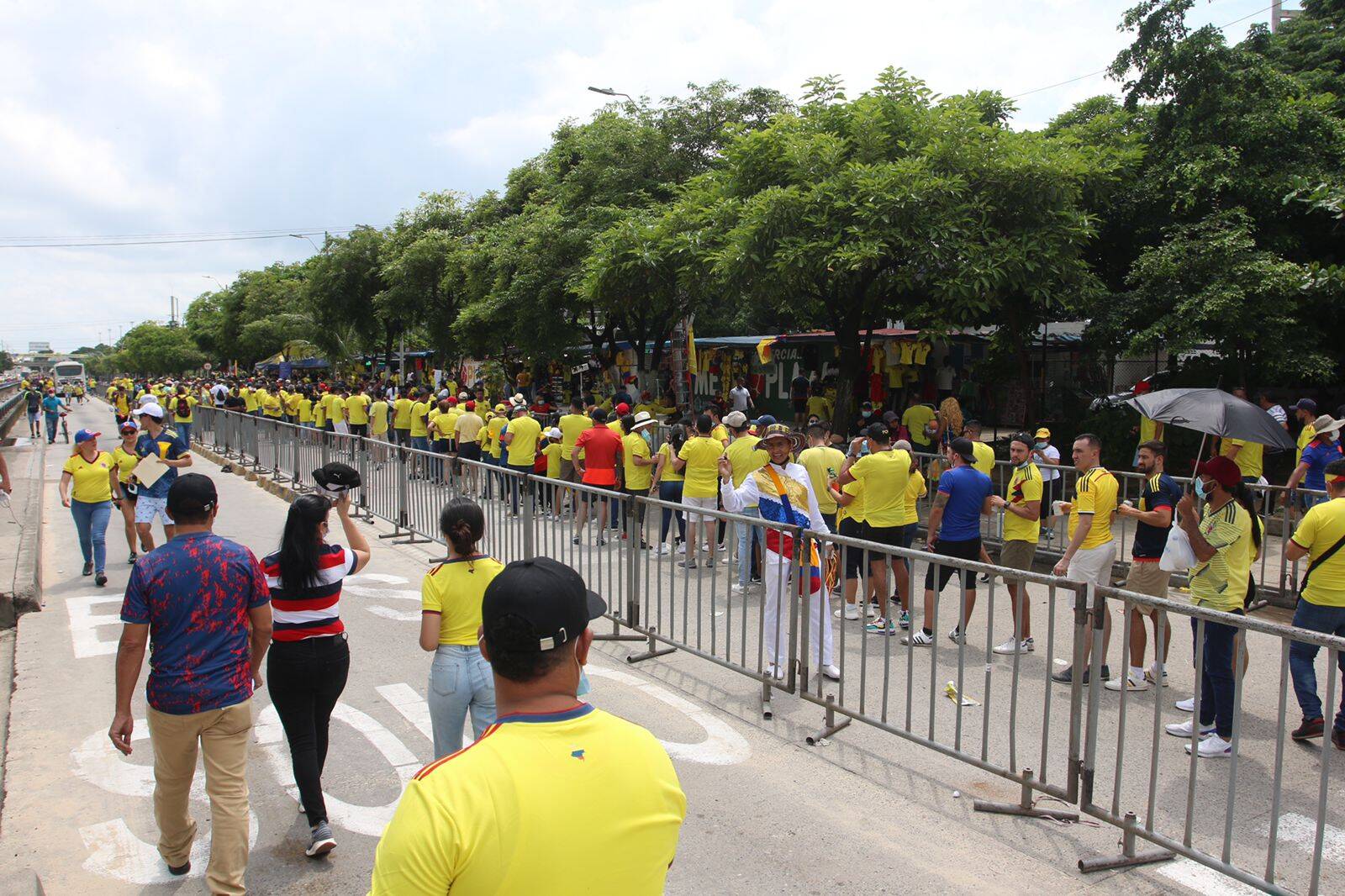 Colombia vs. Brasil, Estadio Metropolitano
