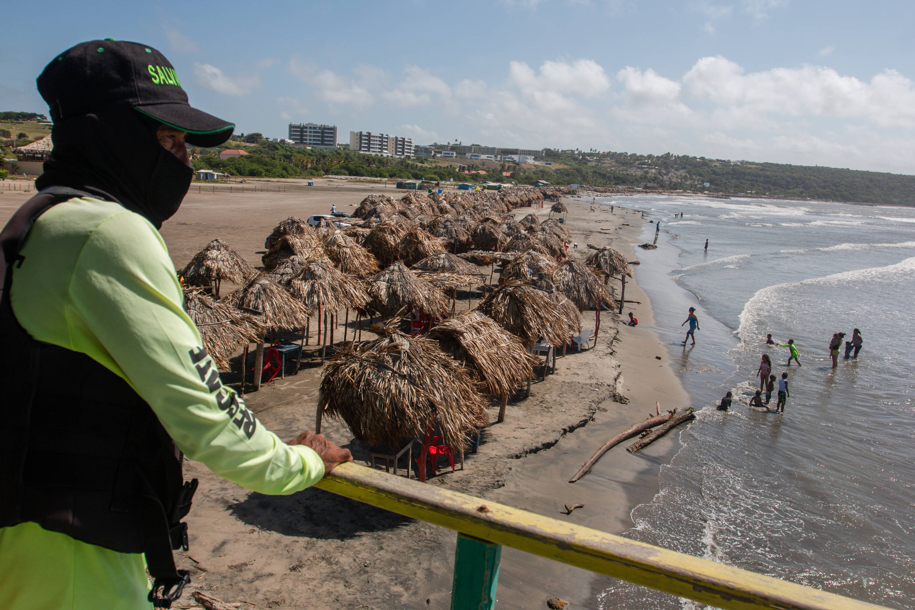 Las visitas a la playa del Country se incrementan en fechas especiales, como Navidad y año nuevo.