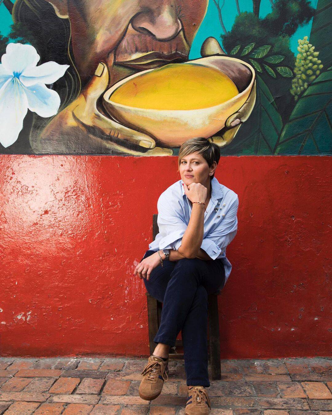 Verónica Alcocer, wife of presidential candidate Gustavo Petro.