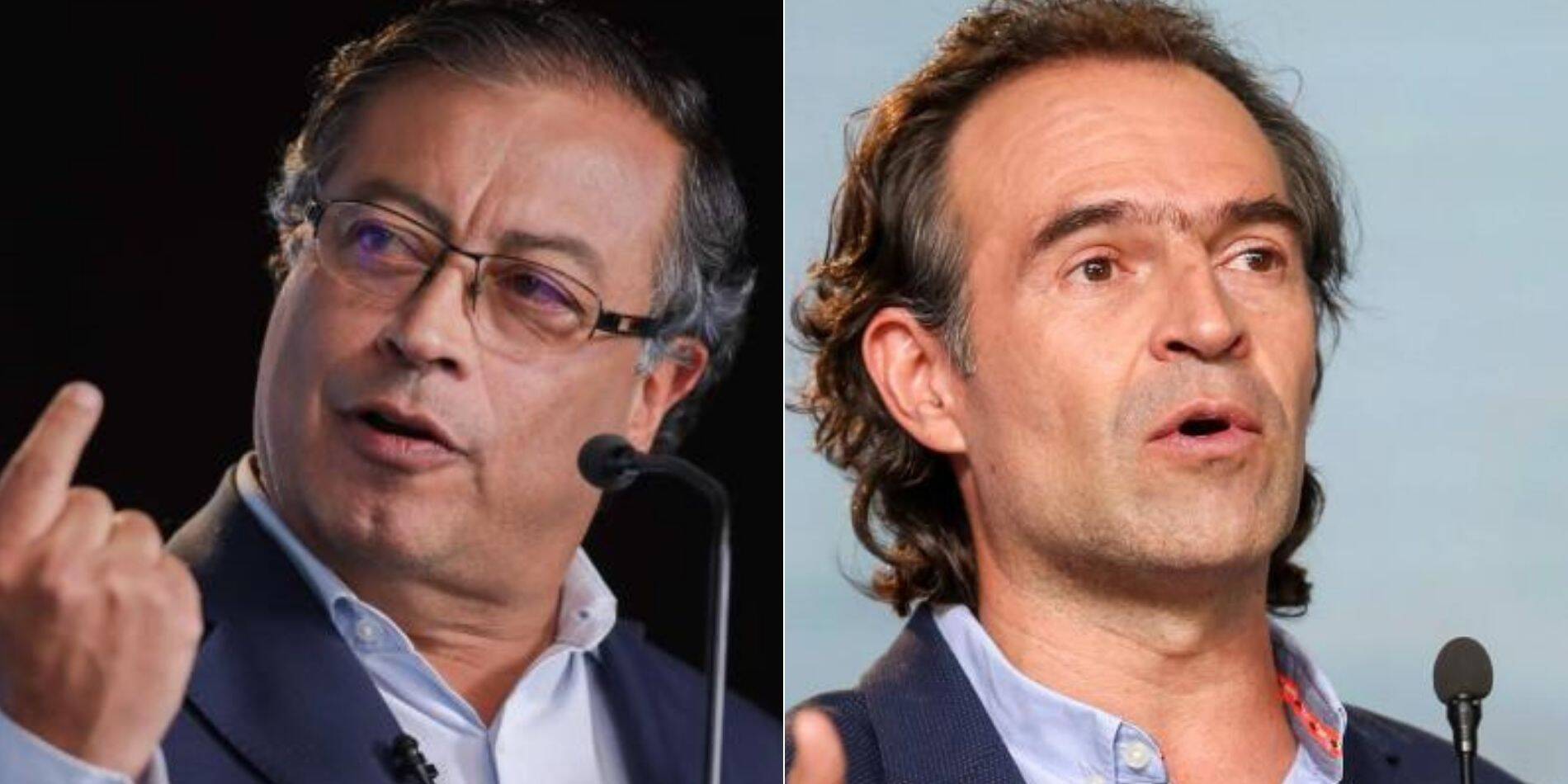 Gustavo Petro y Federico Gutiérrez, Candidatos Presidenciales.