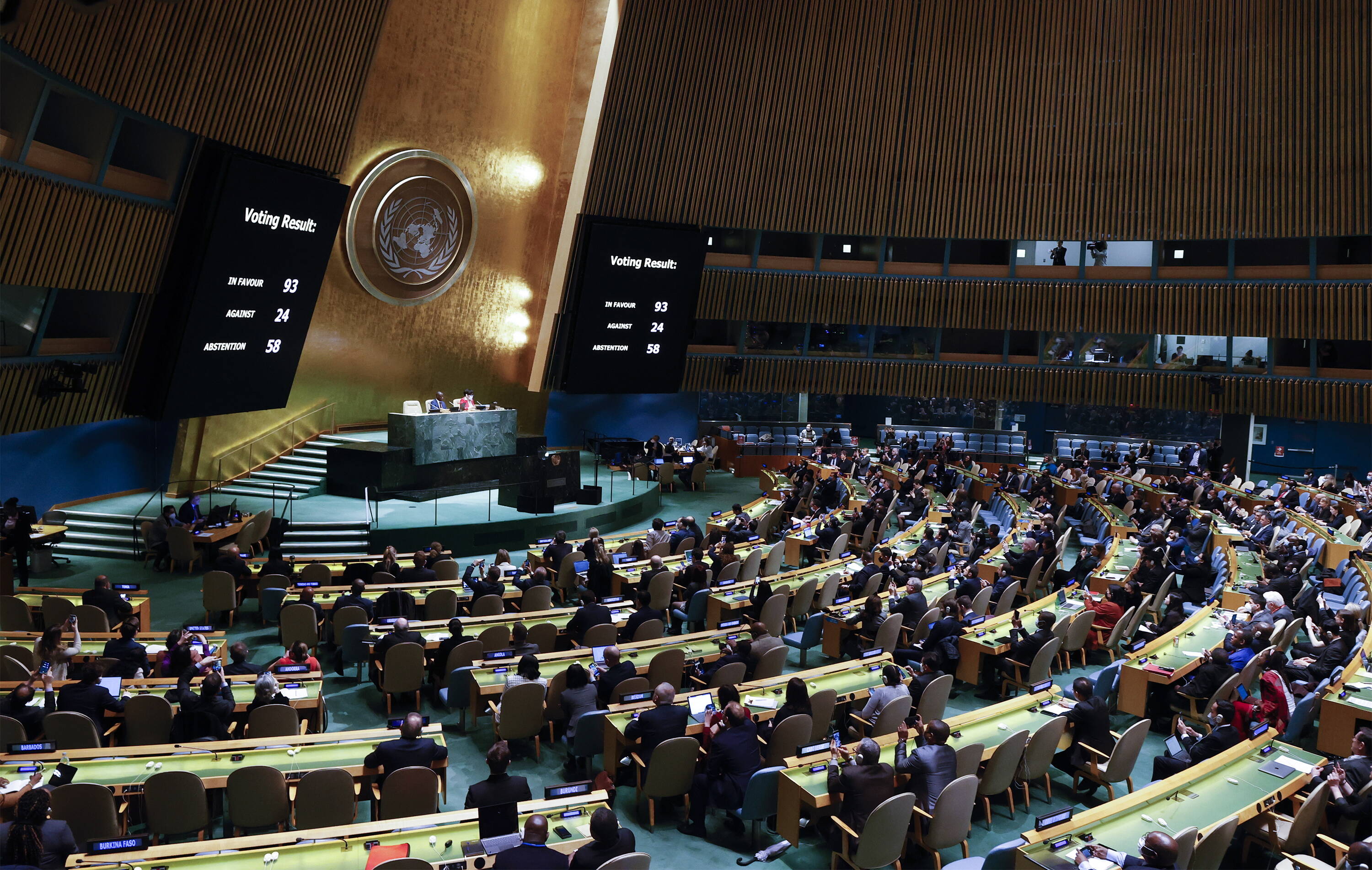 La Asamblea General de la ONU suspendió a Rusia del Consejo de Derechos Humanos.