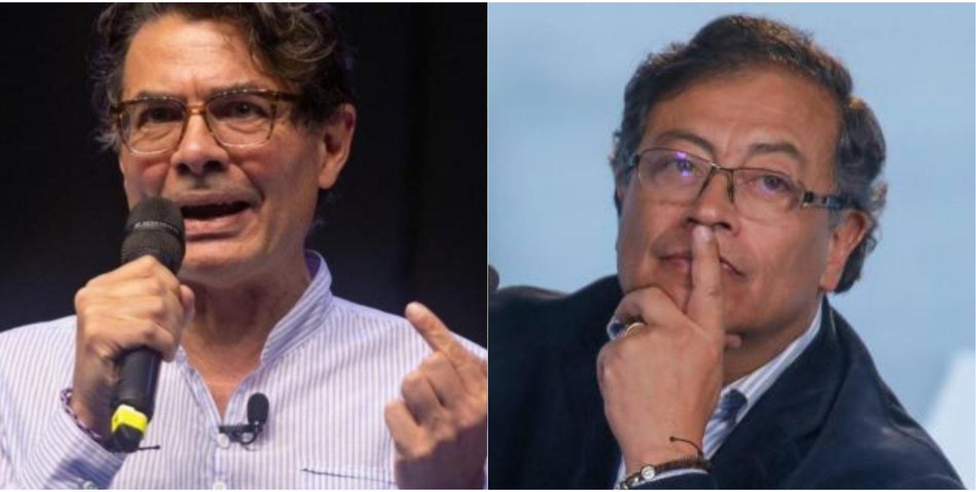 Alejandro Gaviria y Gustavo Petro