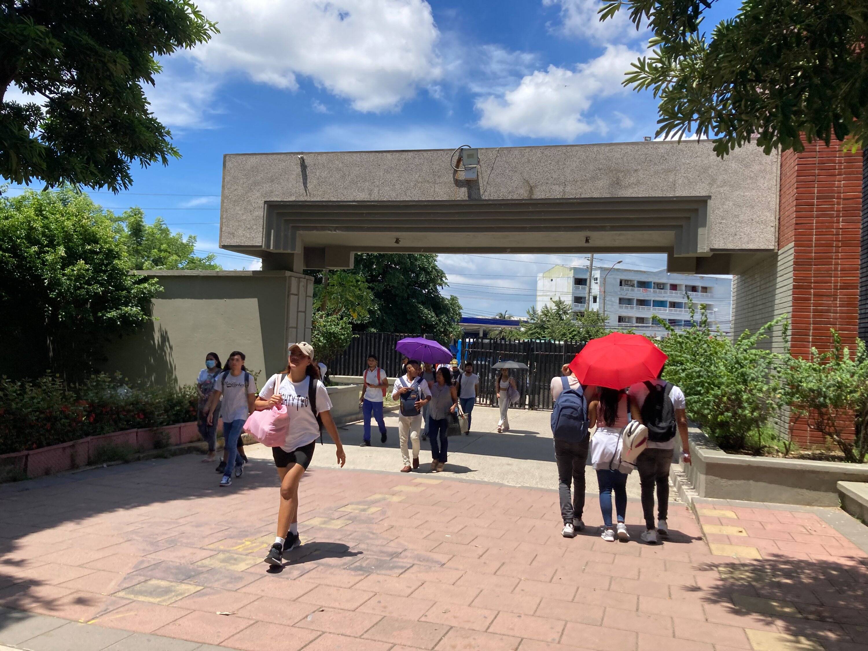 Fachada de la Universidad del Atlántico, sede norte.