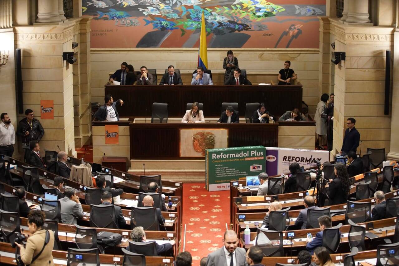 Debate de la reforma de la salud de este martes.