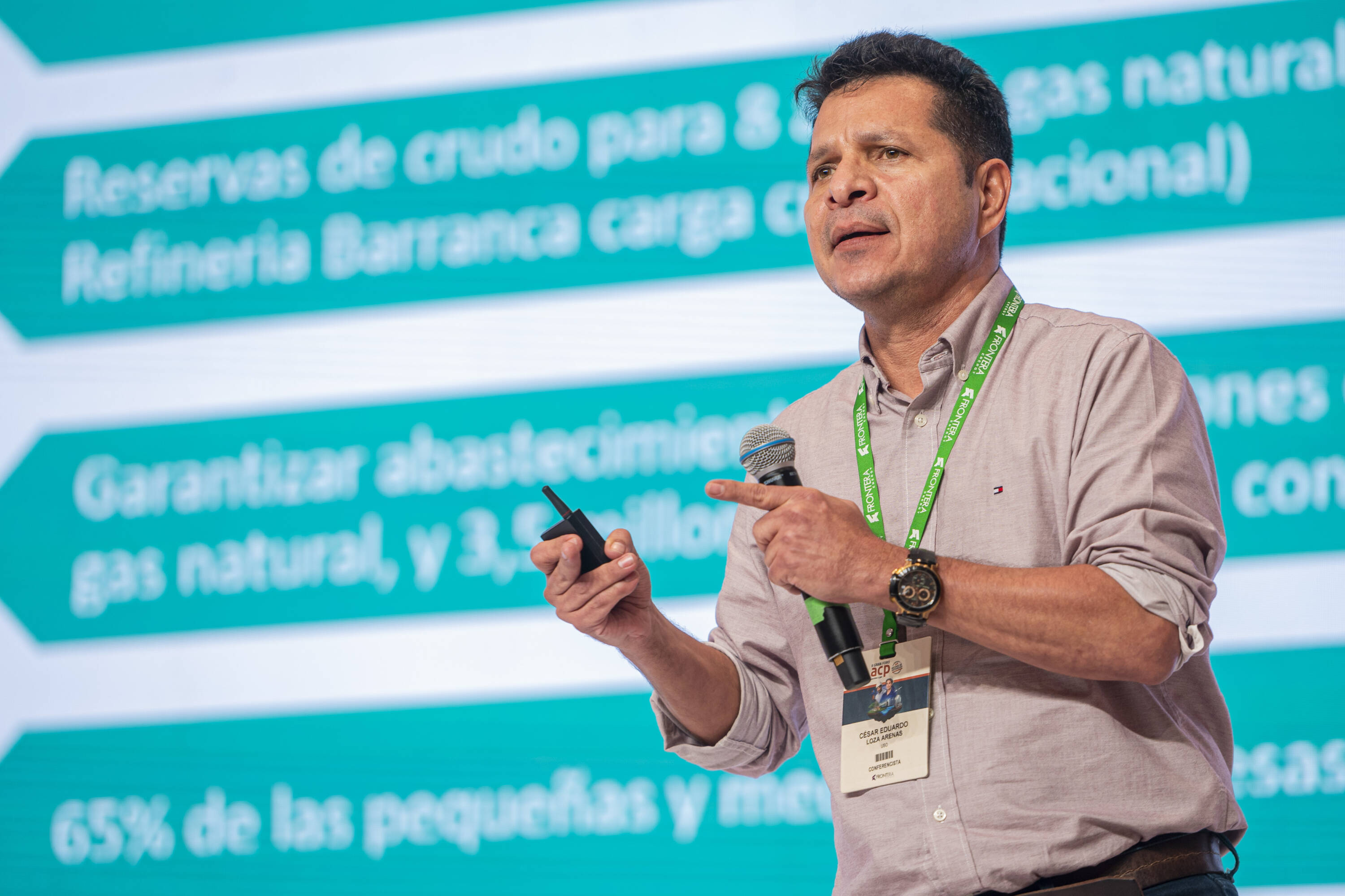 César Loza, presidente de la USO