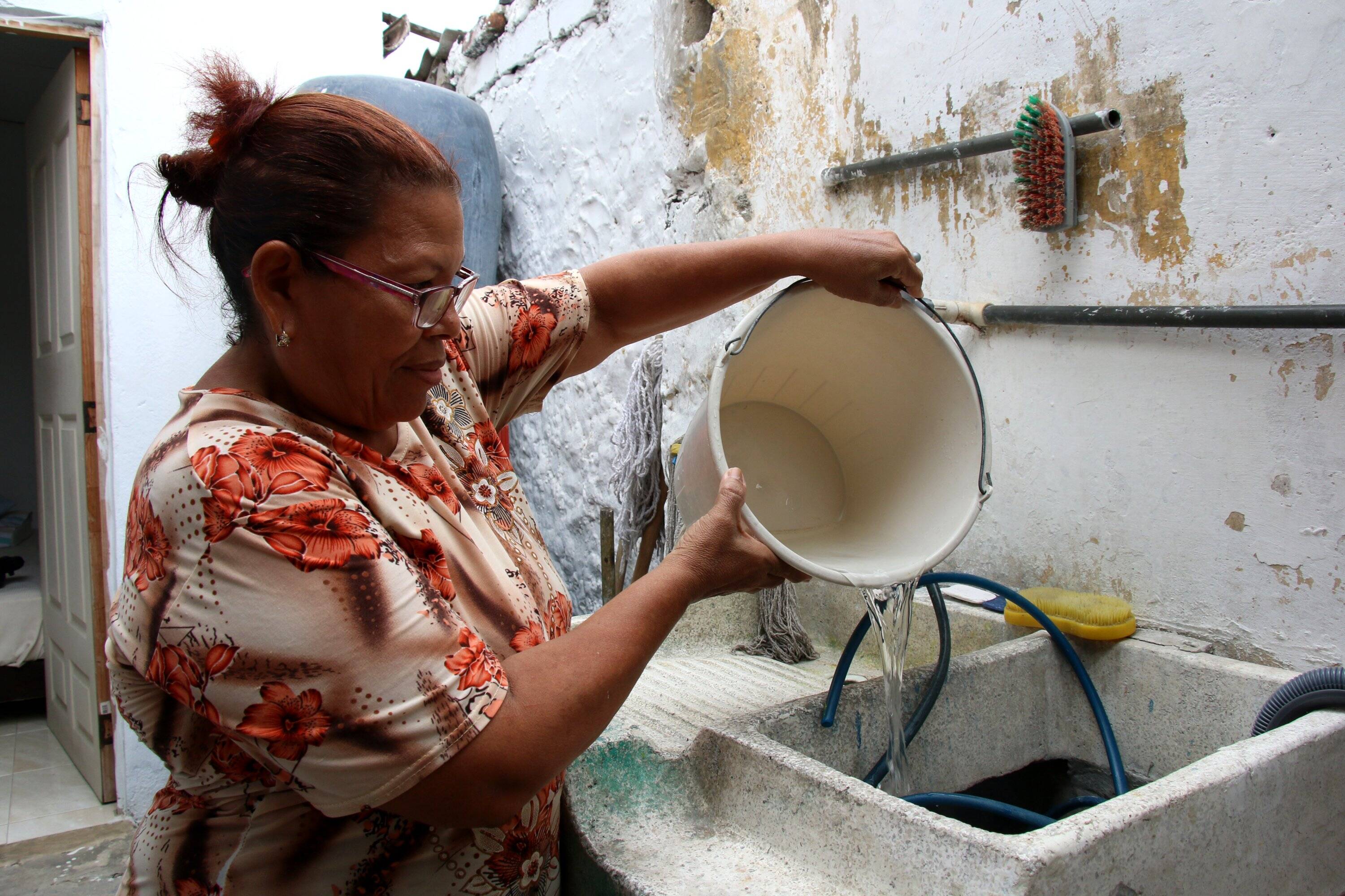 Buena parte de Pereira está sin agua.
