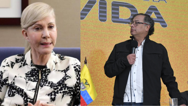 Dilian Francisca Toro y Gustavo Petro