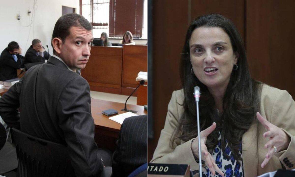 La Contraloría determinó que ni Emilio Tapia (izq.) ni la exministra Karen Abudinen (der.) fueron gestores fiscales en el contrato de Centros Poblados y por eso archivó el proceso en su contra.