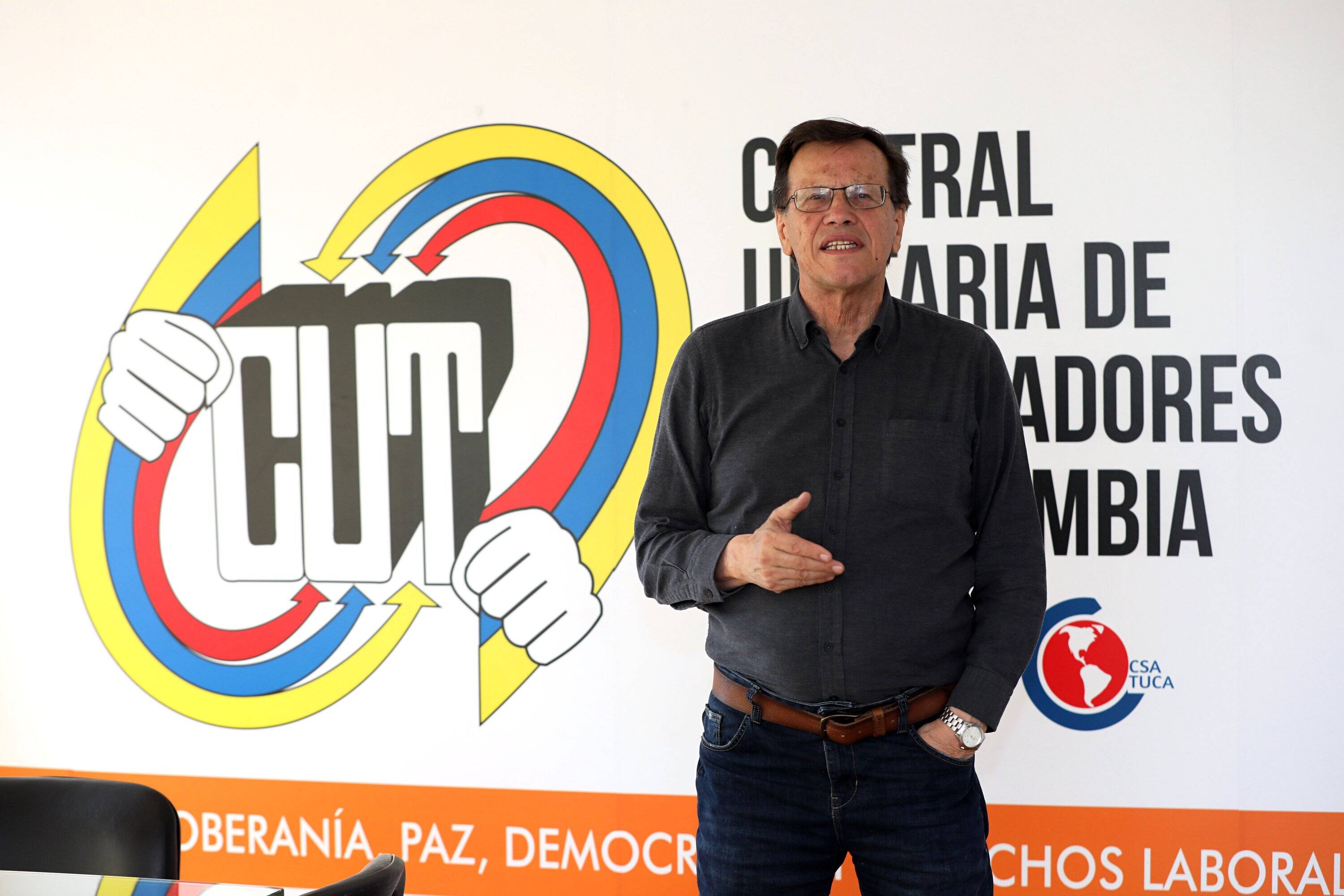 Fabio Arias, presidente de la CUT