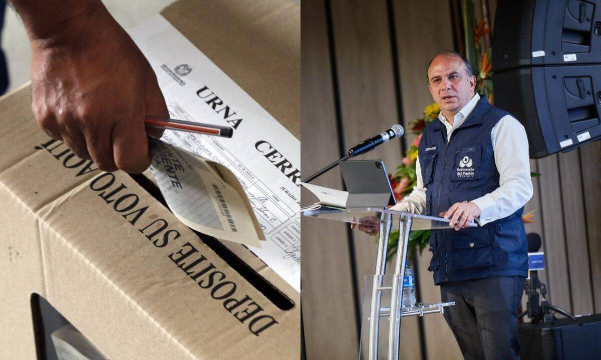 El defensor Carlos Camargo habló de los riesgos que han detectado en el contexto electoral.