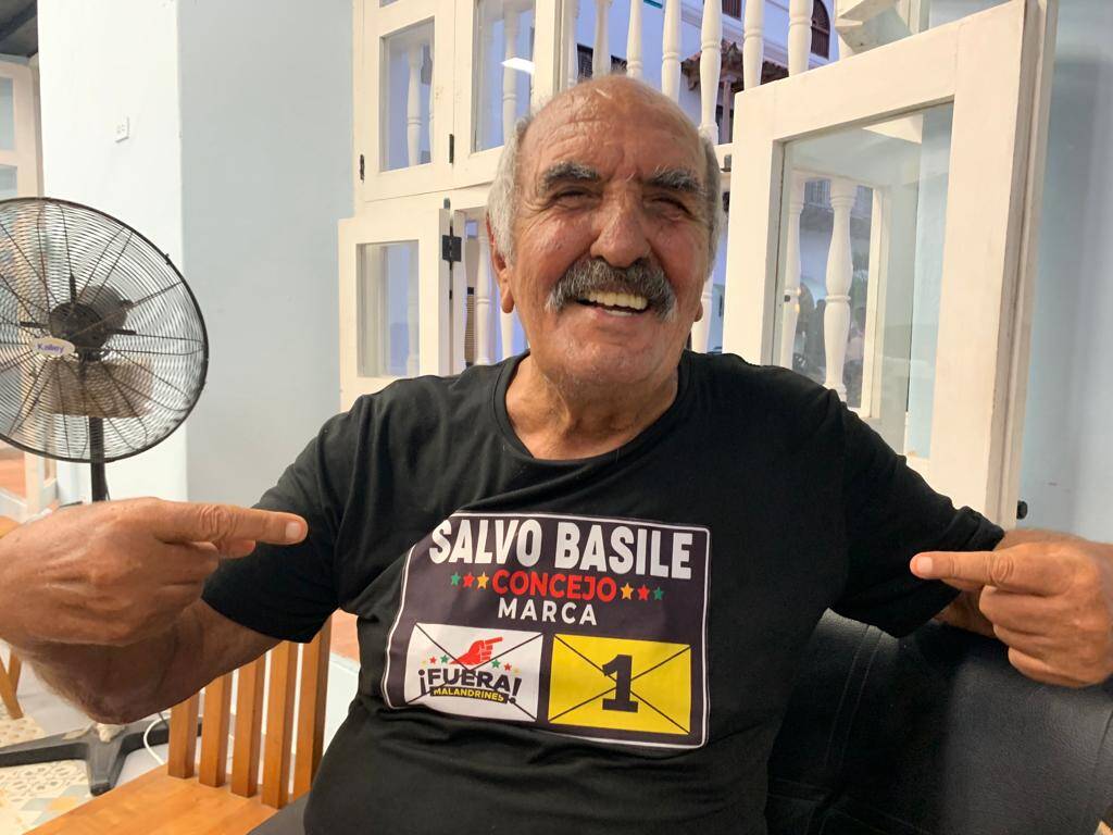 Salvo Basile, el actor italiano ahora quiere llegar al concejo de Cartagena.