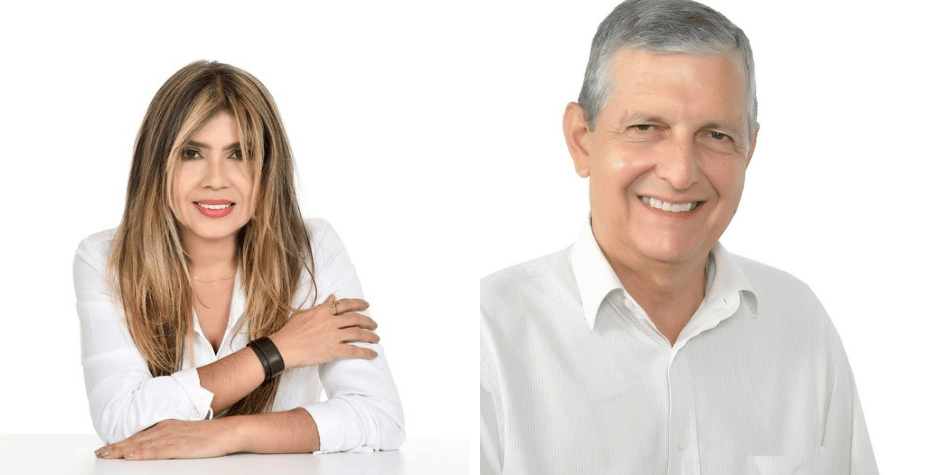 Dina Luz Pardo and Norman Alarcón aspired to the Barranquilla Council