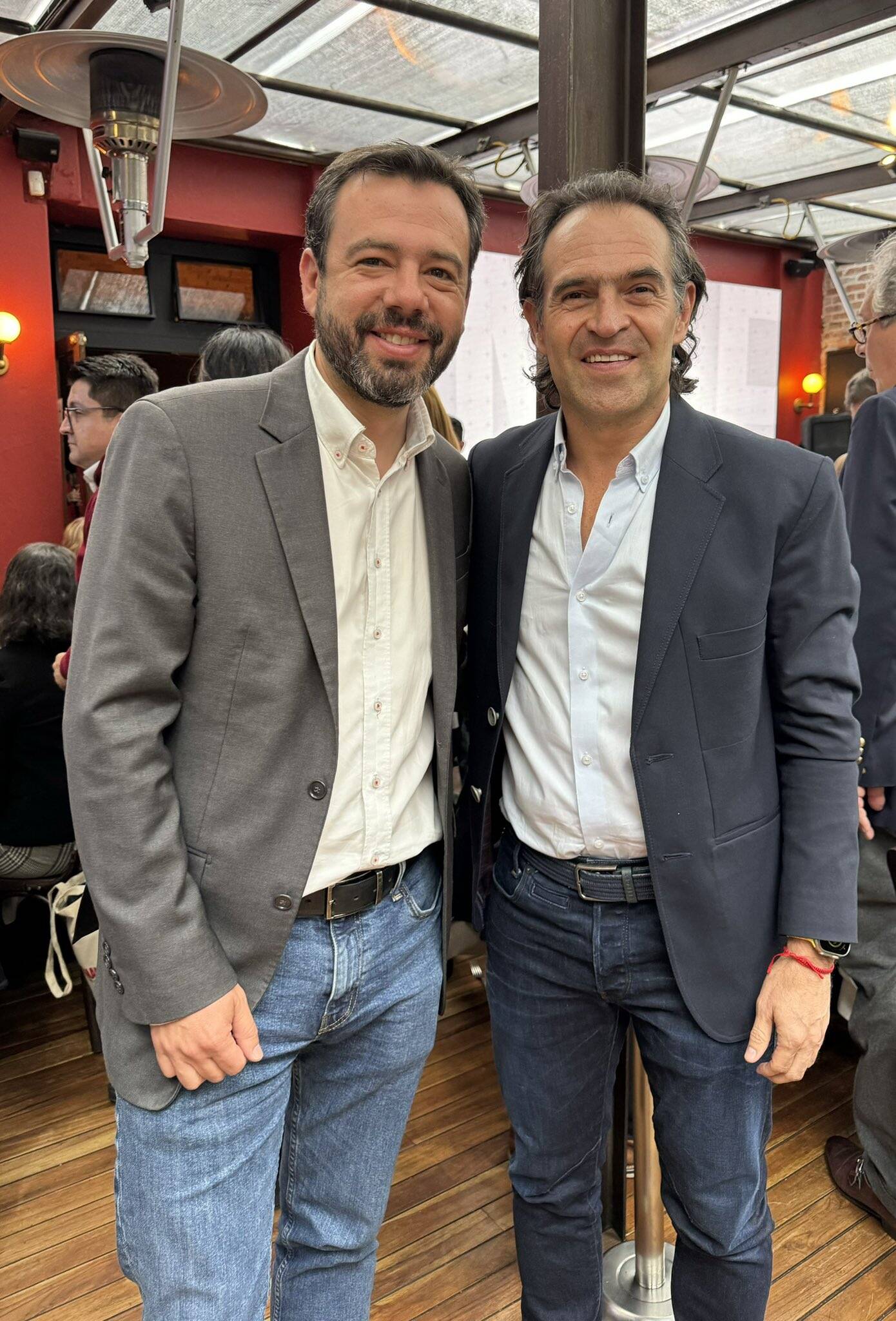 Carlos Fernando Galán y Federico Gutiérrez