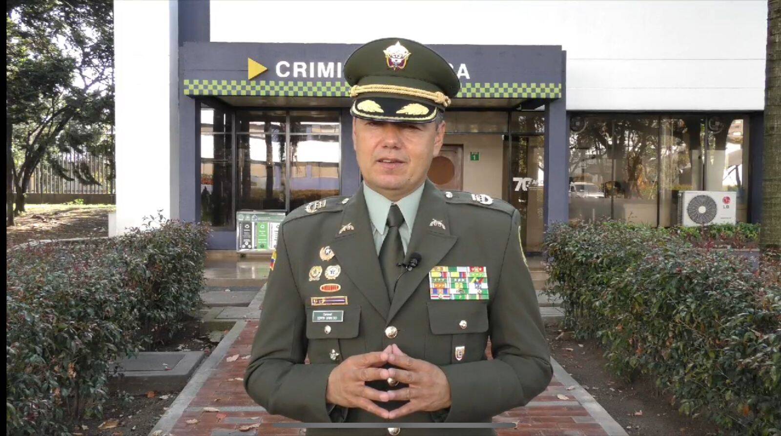 Coronel Edwin Masleider Urrego Pedraza, director de Investigación Criminal e Interpol (e).