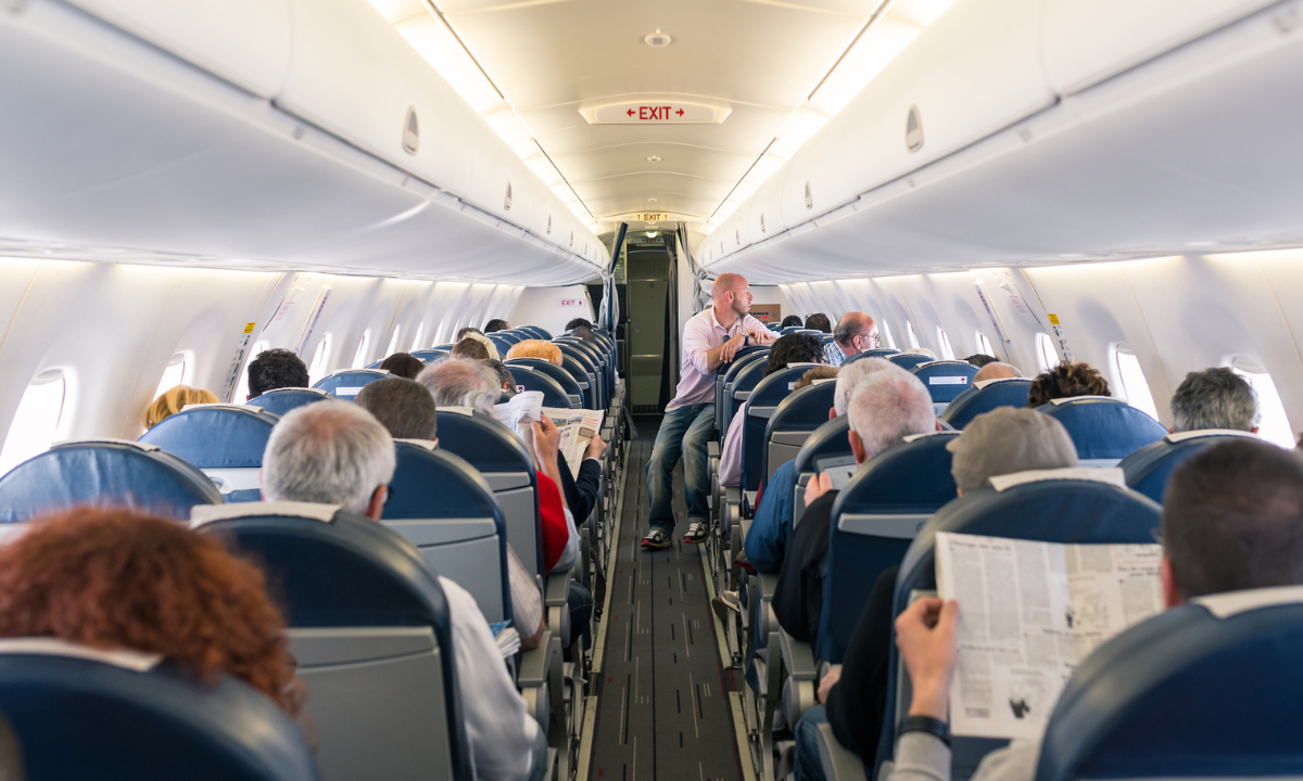 Otro pasajero relató el hecho.