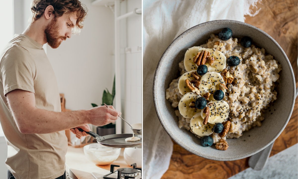 La avena es un cereal saludable utilizado en varios platos.