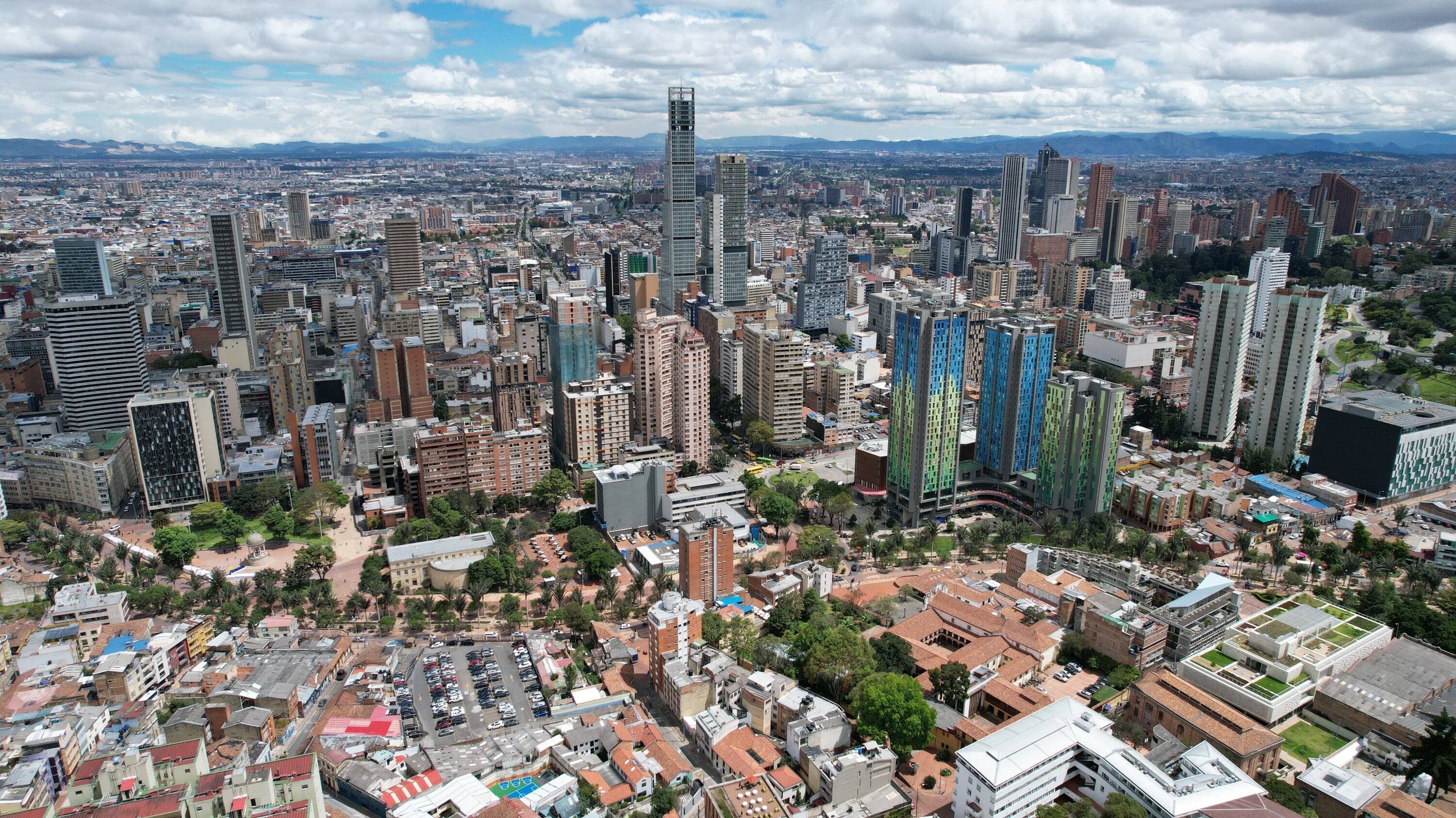 Panorámica de Bogotá.