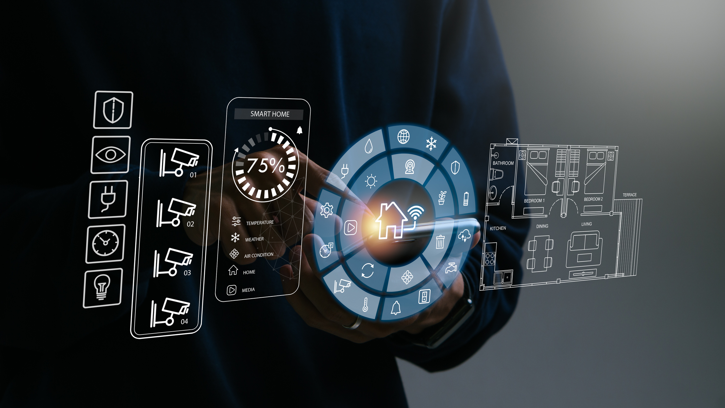 Case inteligente din Columbia.