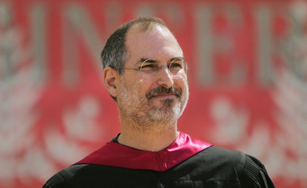 Steve Jobs en la Universidad de Stanford en 2005.
