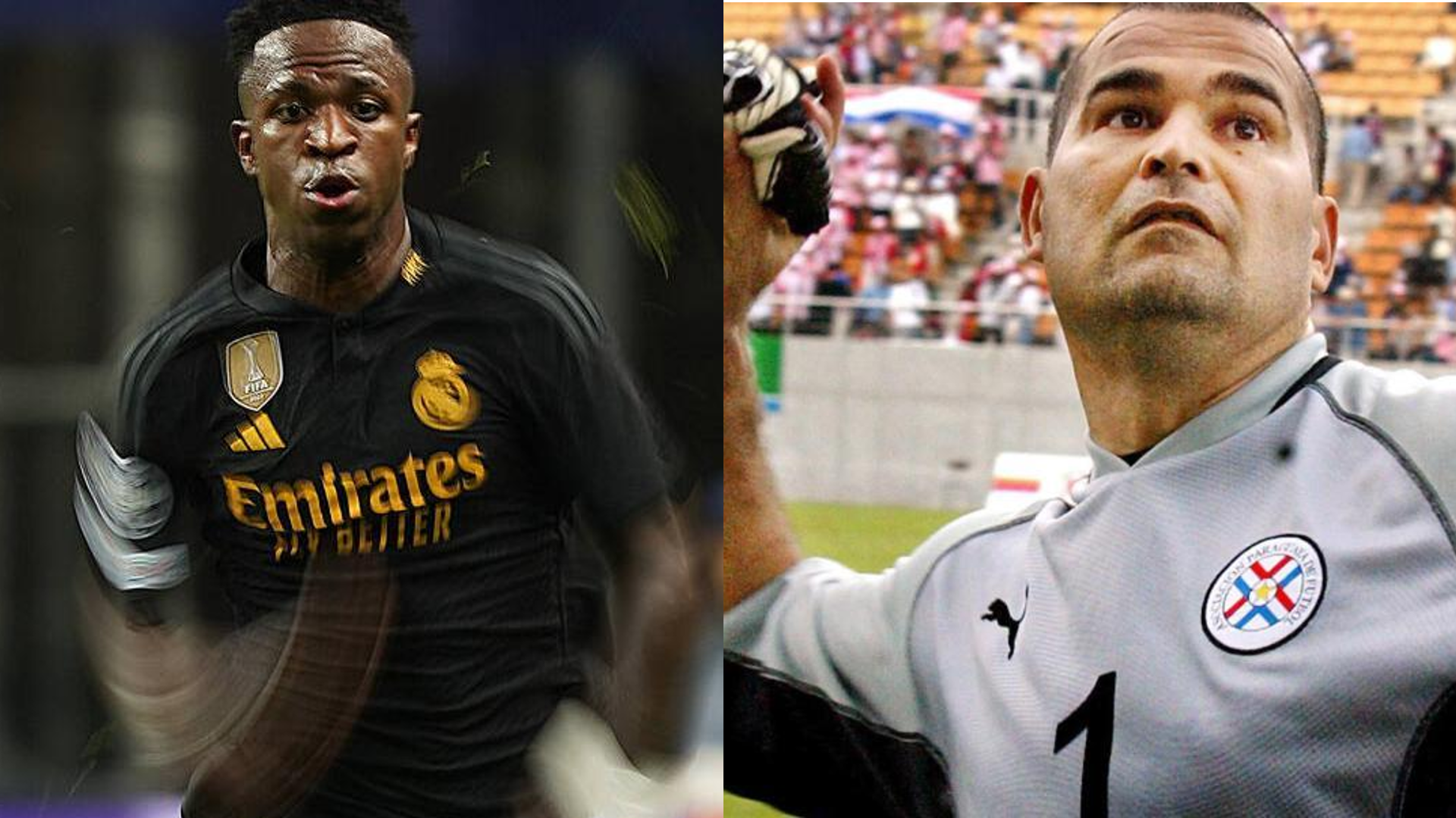 Vinicius y Chilavert.