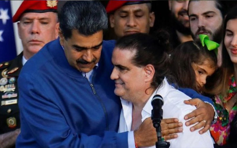 Alex Saab recibido por Nicolás Maduro.