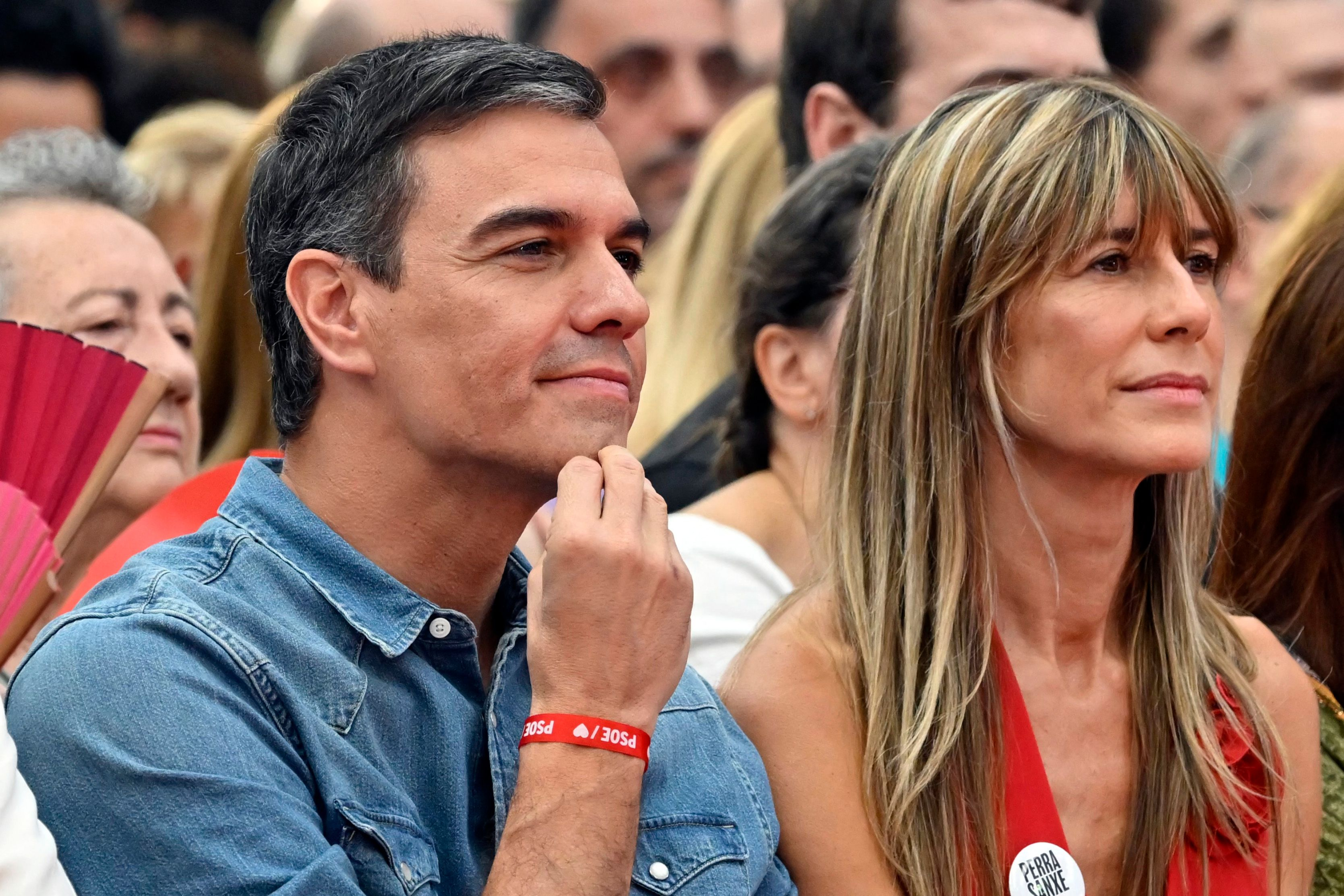 Pedro Sánchez y Begoña Gómez.