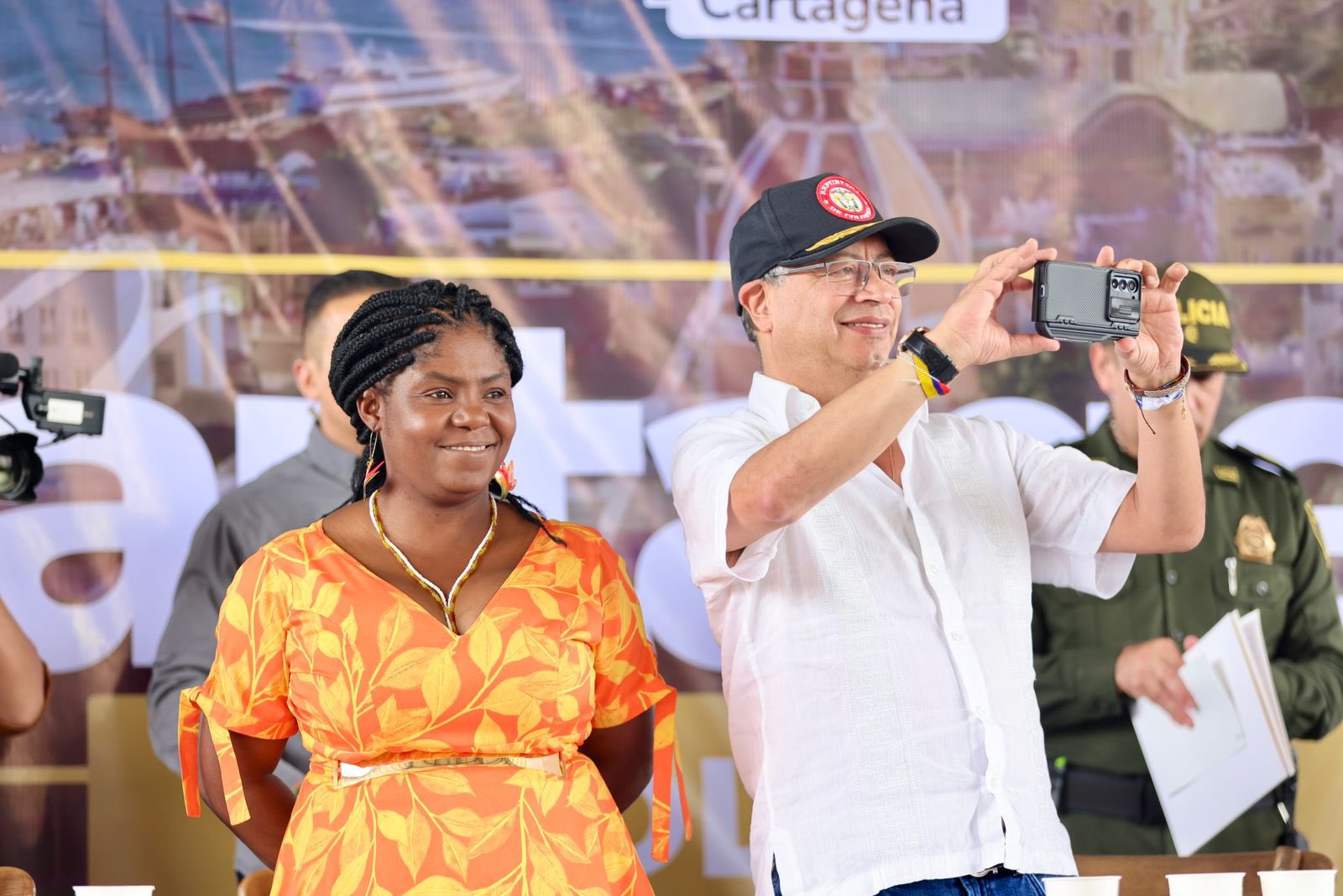 Francia Márquez y Gustavo Petro.