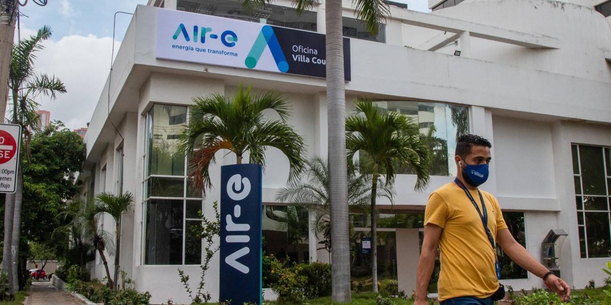 Fachada de la Sede de Air-e en Barranquilla.