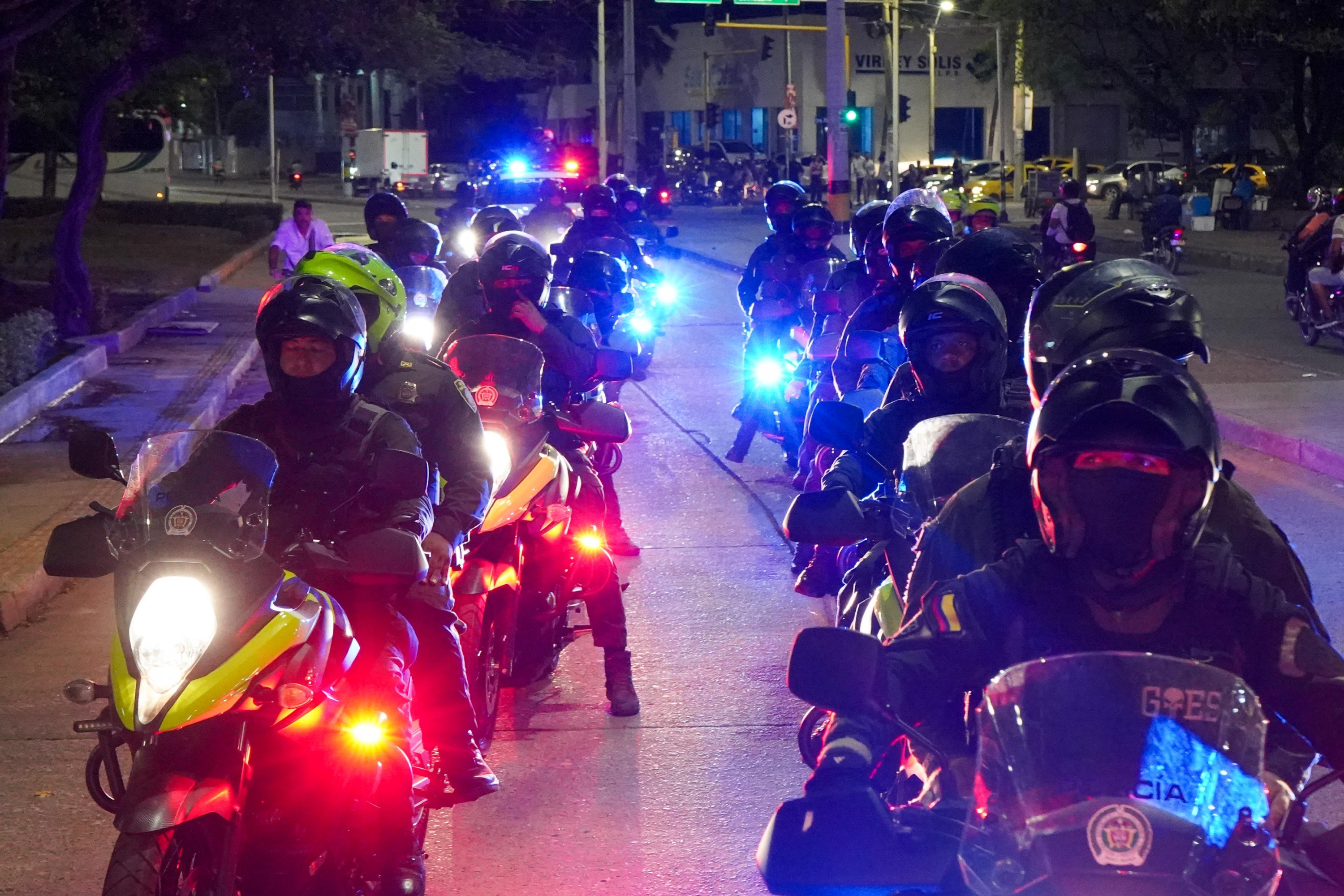 Operativos de la Policia en Cartagena