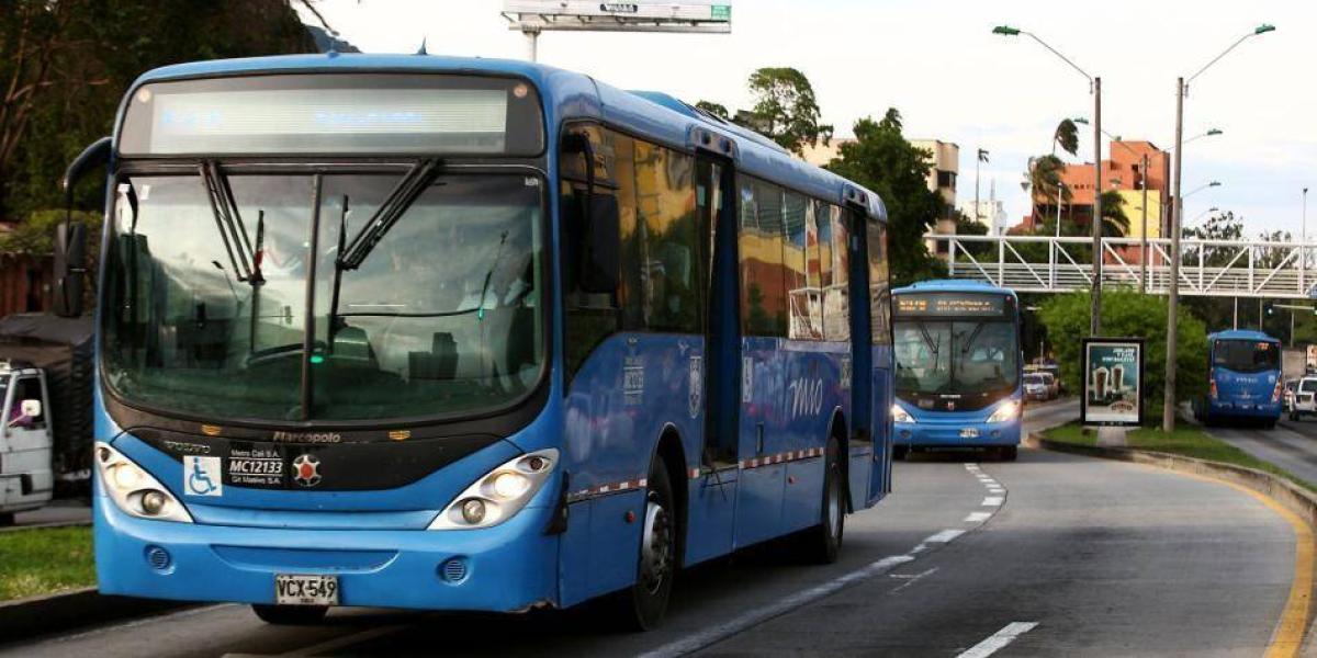 Buses del MIO en Cali.