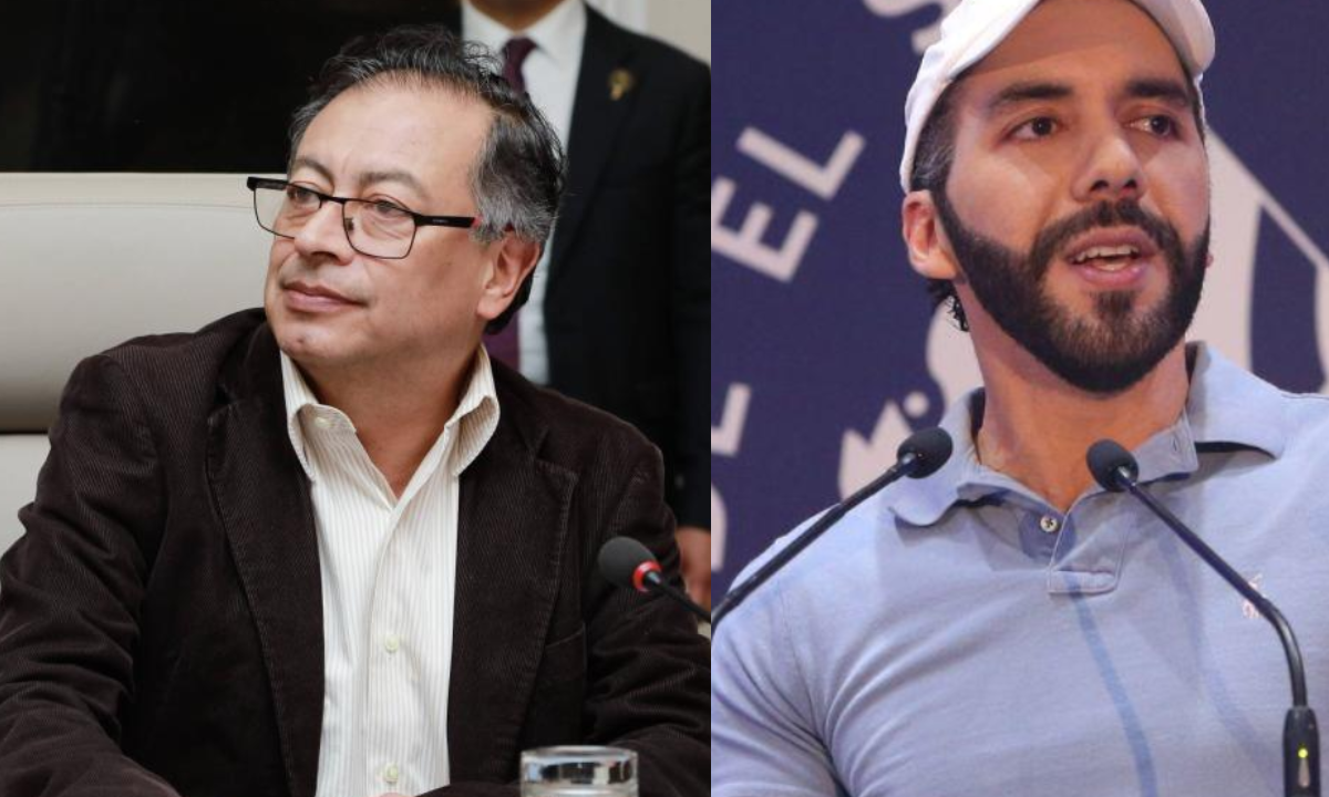 Gustavo Petro y Nayib Bukele.
