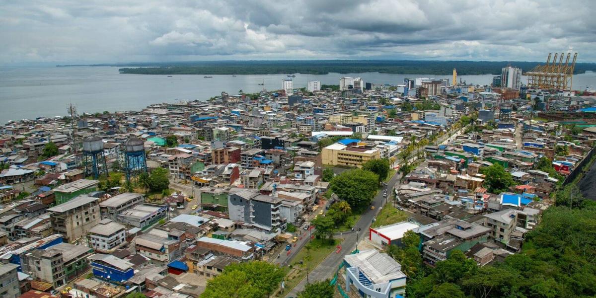Buenaventura'nın panoramik manzarası.