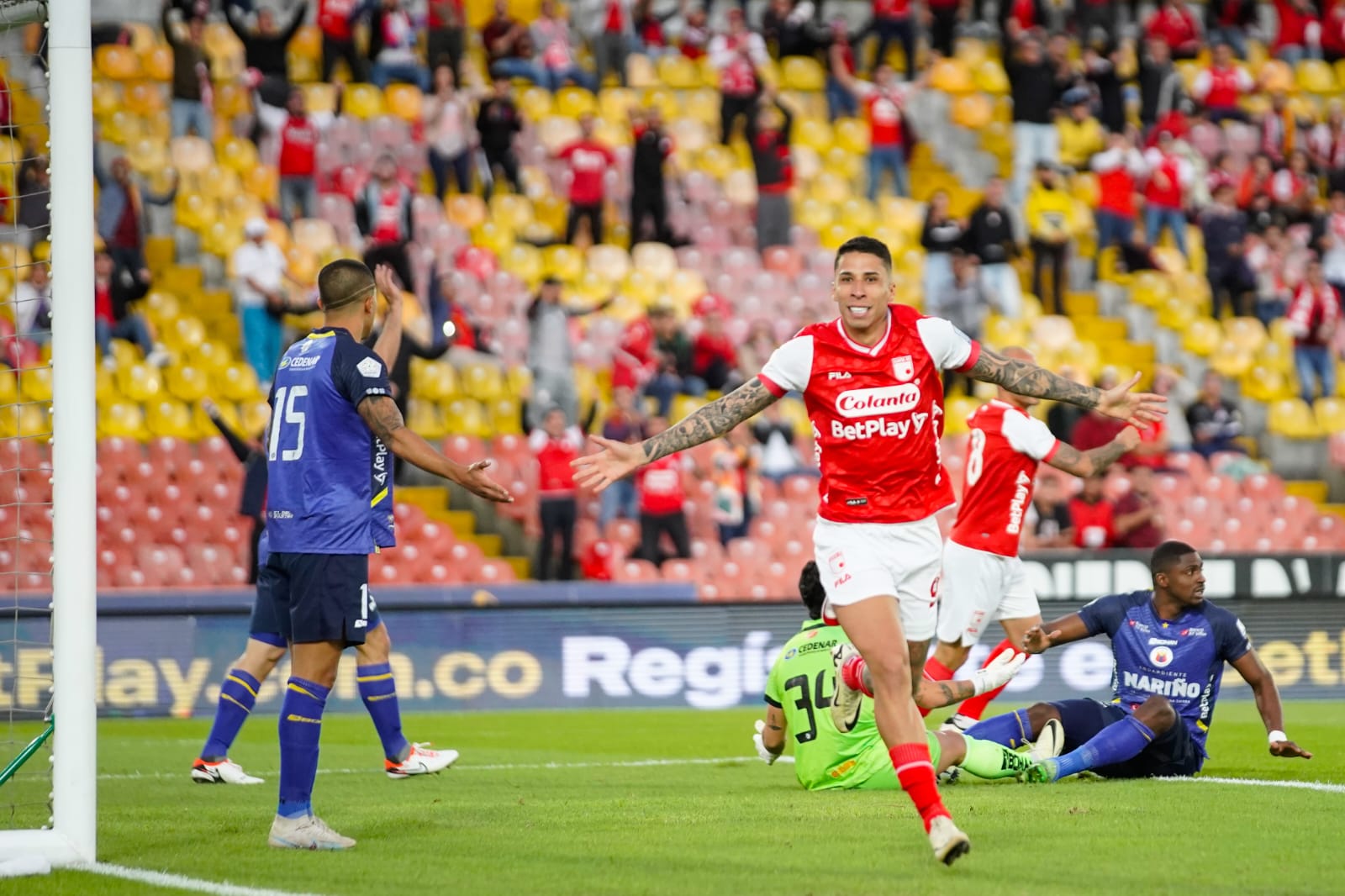Santa Fe vs. Pasto EN VIVO cuadrangulares Liga BetPlay 2024-2 en directo