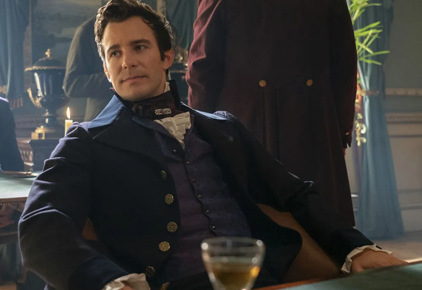Benedict Bridgerton (interpretado por Luke Thompson) en la serie de Netflix Bridgerton