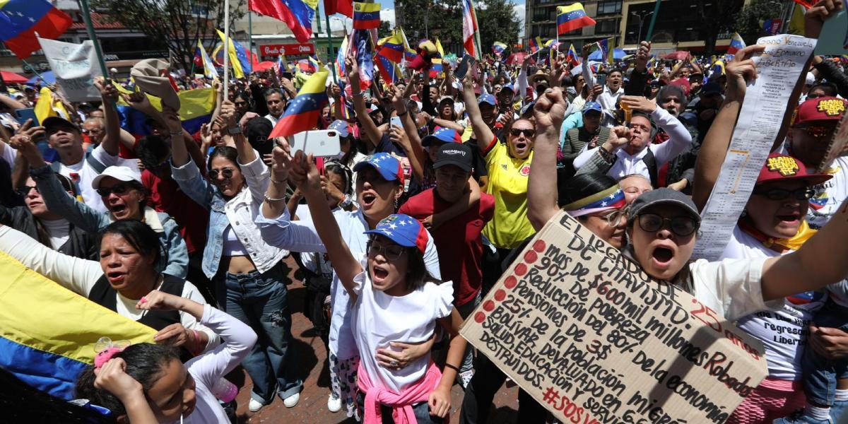 La oposición realiza la denominada concentración “por la verdad“ en 350 ciudades del mundo simultáneamente para exigir que se muestren las actas del proceso electoral y se respete la soberanía popular, mientras que el gobierno marchará en apoyo a la reelección de Nicolás Maduro.