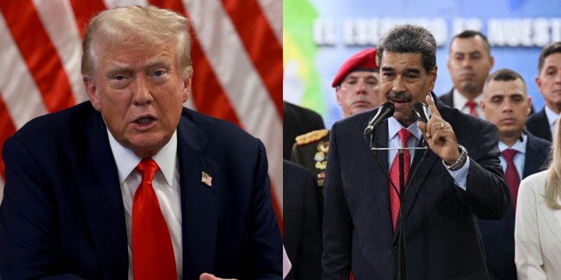Donald Trump y Nicolás Maduro.