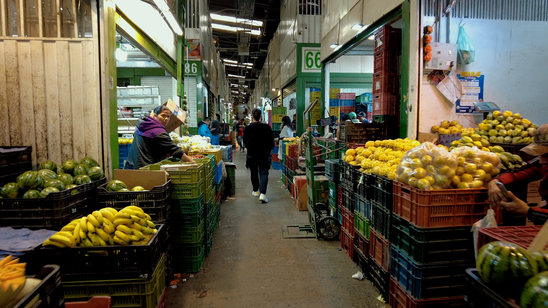 A Corabastos llegan más de 10.000 toneladas al día.