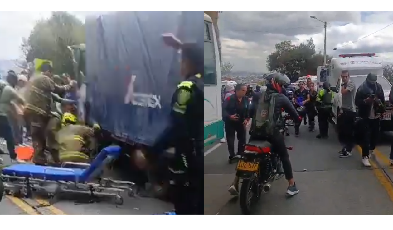 Grave accidente en la vía Bogotá - La Calera deja por lo menos una ...