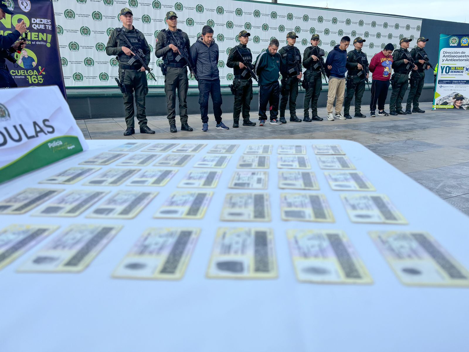 Los Setas, o bandă capturată dedicată crimei de curse milionare.