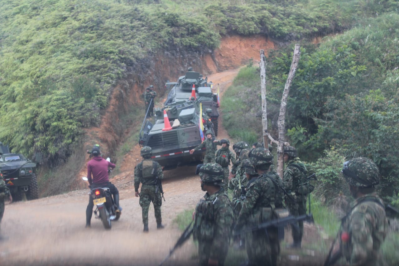 Militares ingresaron a El Plateado