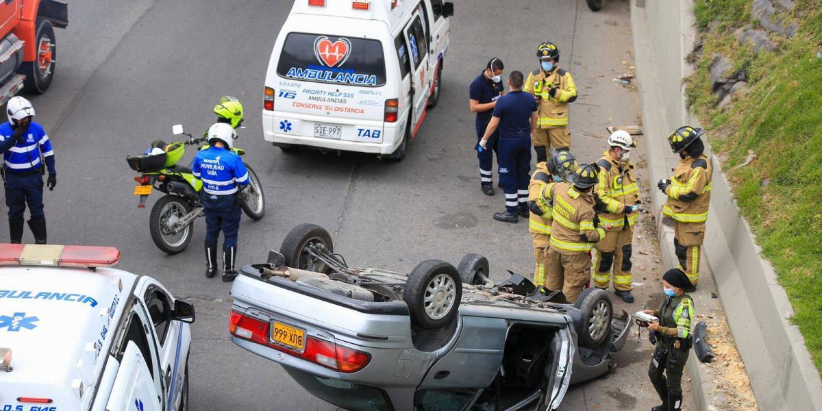 Bogotá registra en promedio 600 muertes en accidentes de tráfico al año