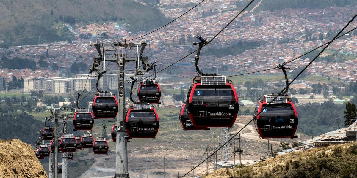 El Cable Aéreo de Ciudad Bolívar.