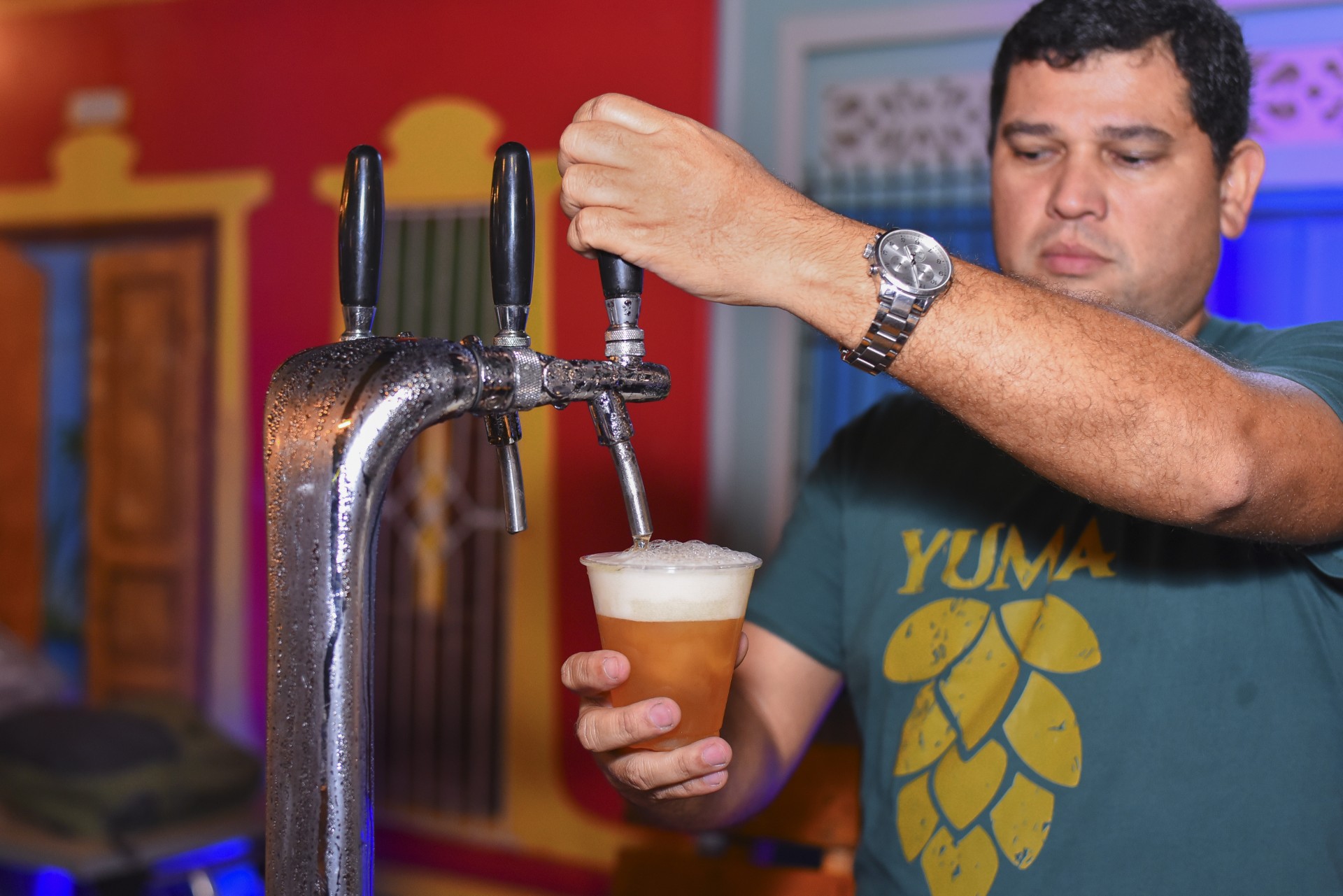 Las cervezas artesanales locales en Expodrinks han causado sensación.