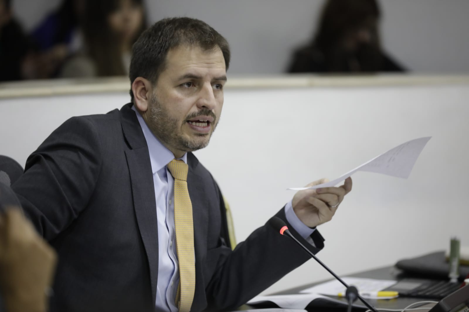 Andrés Forero, representante del Centro Democrático, opositor a la reforma