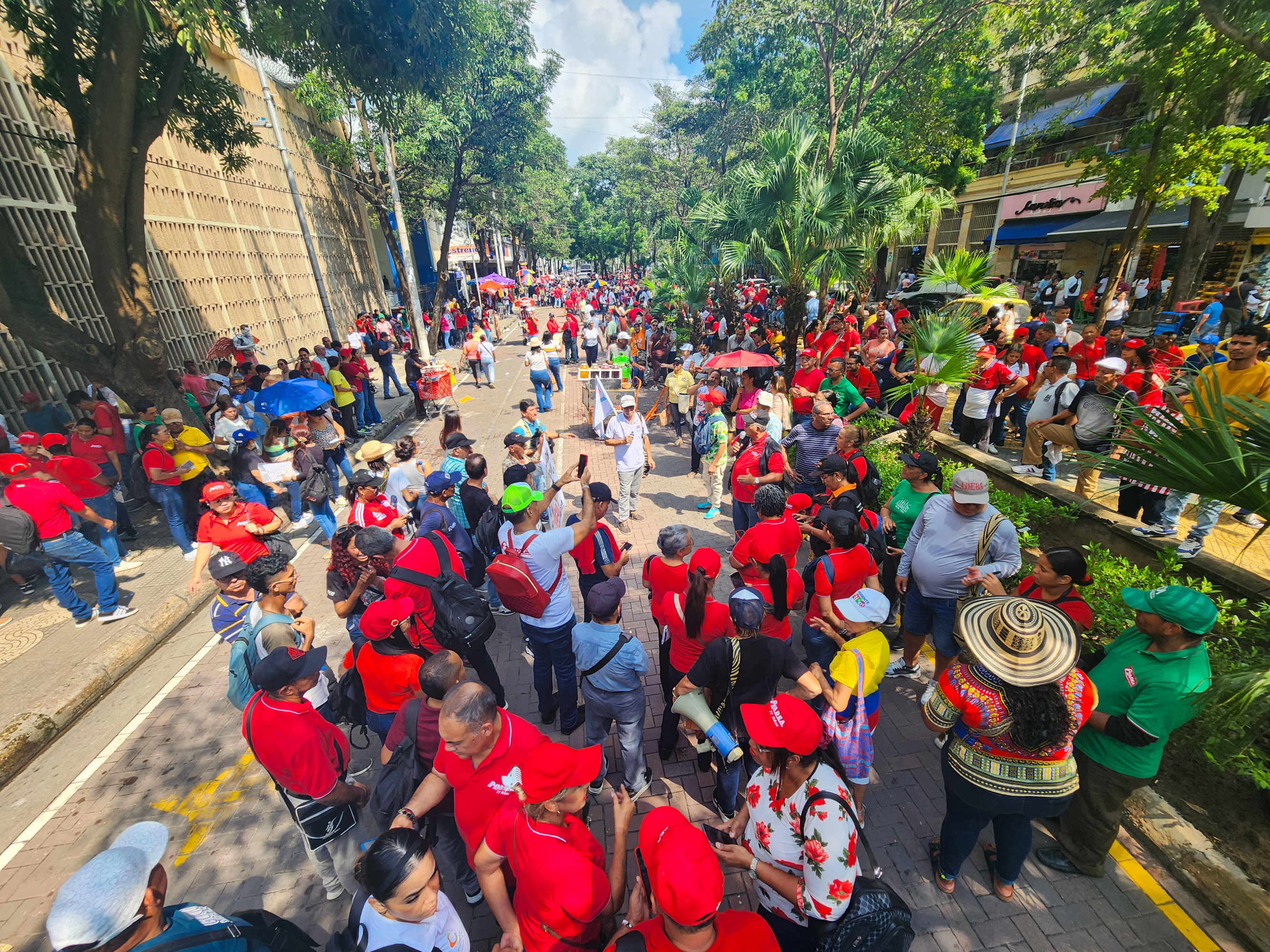 Marcha Profesores 21N en Barranquilla