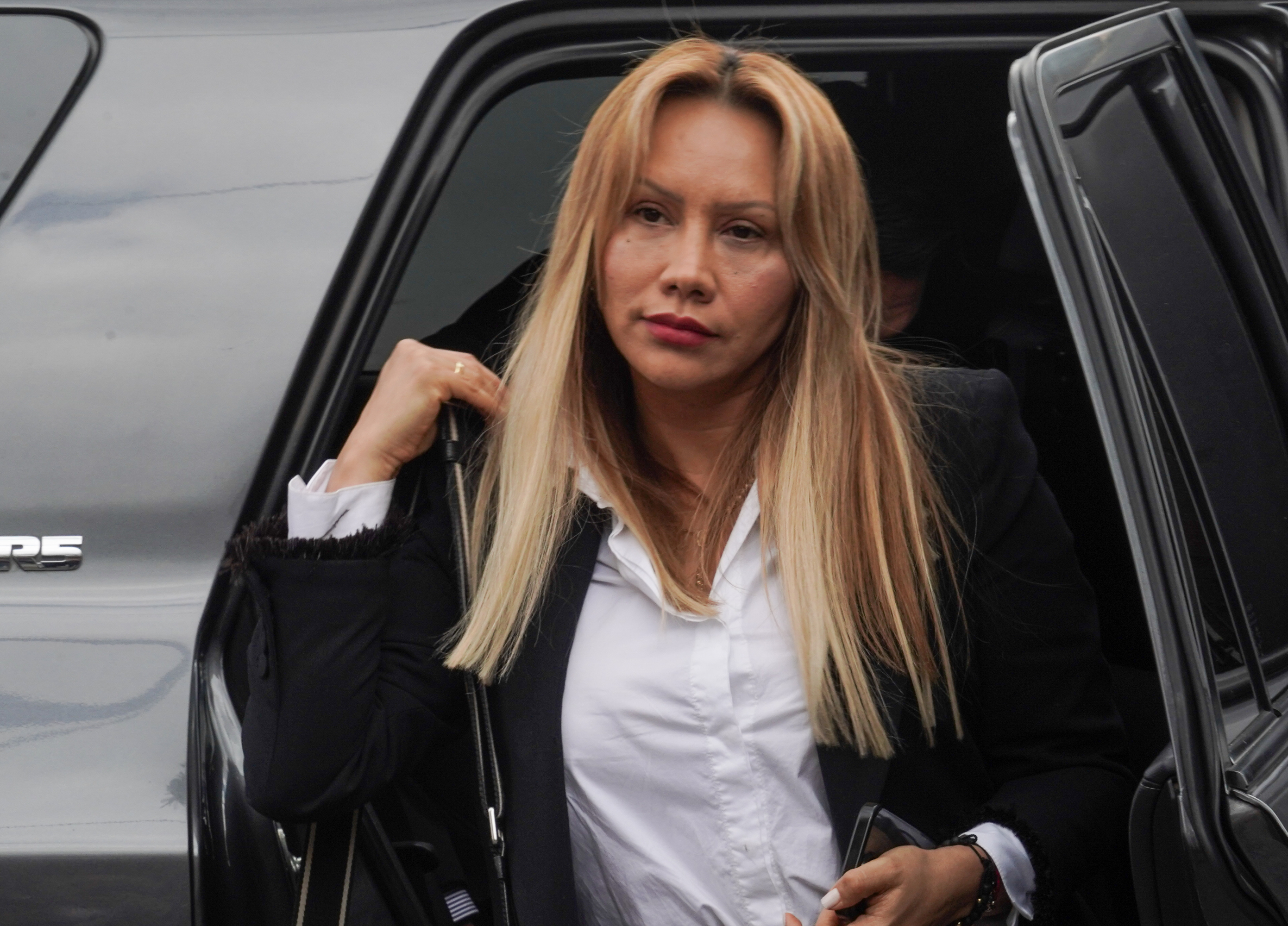 Llegada a la audiencia de imputación contra Sandra Ortiz a su arribo en los juzgados de Paloquemao Bogotá 29 de noviembre del 2024 Foto MAURICIO MORENO CEET EL TIEMPO